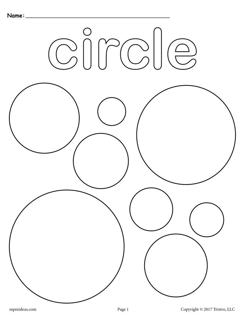 Shapes Coloring Pages