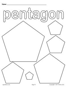 Shapes Coloring Pages For Preschoolers