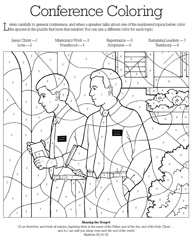 761x959 Interesting Sharing Coloring Page Amazing General Conference