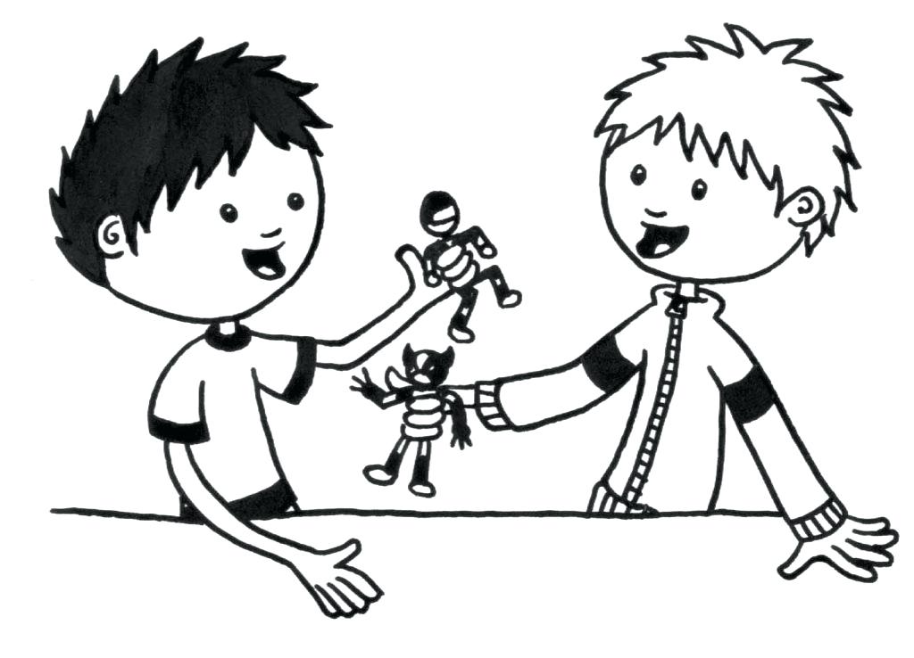 1024x738 Sharing Coloring Page Sharing Coloring Page Sharing And Caring