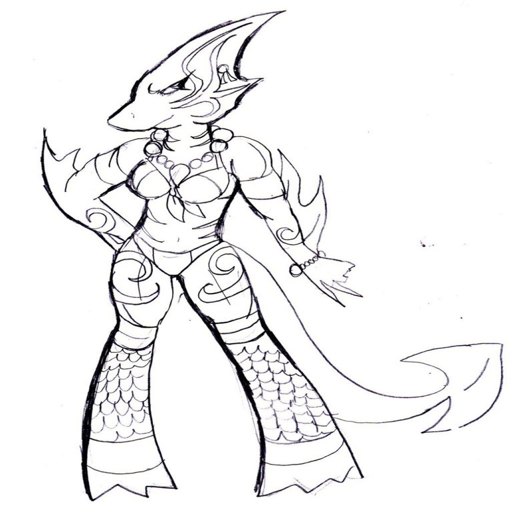 1024x1024 Simplified Sharkboy And Lavagirl Coloring Page