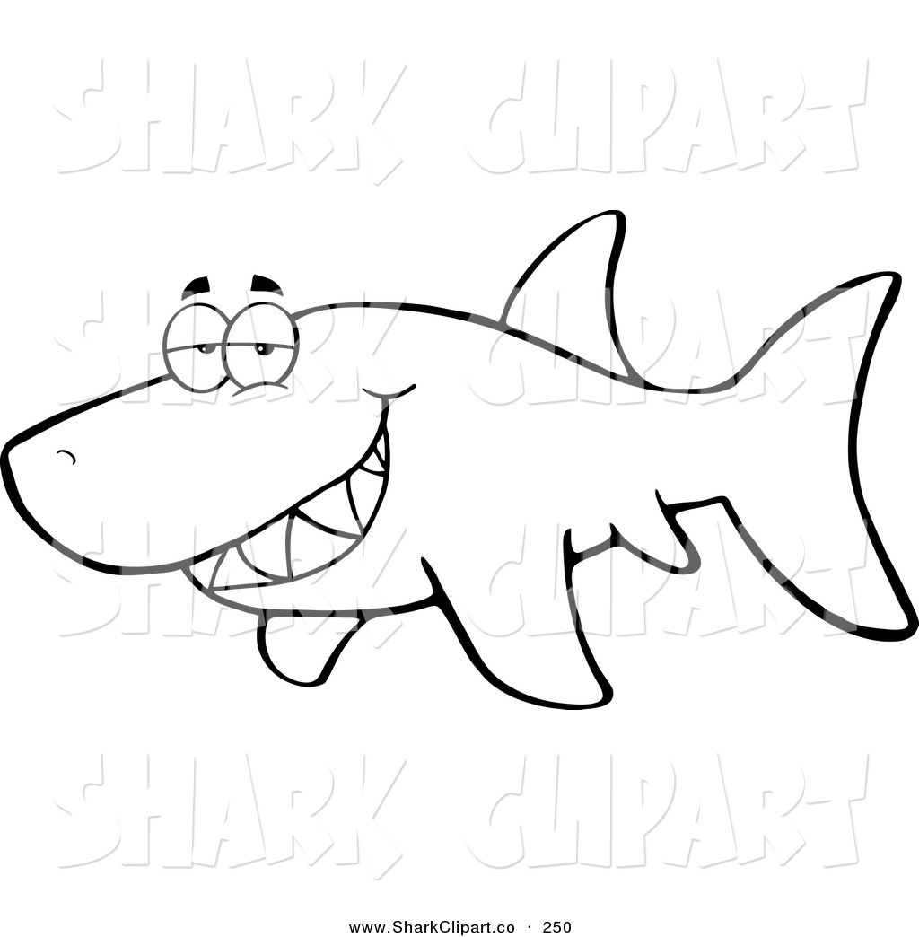 1024x1044 Coloring Page Of A Shark For Printable Pictures