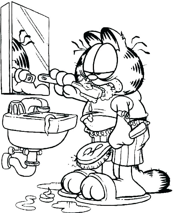 600x740 Teeth Coloring Page