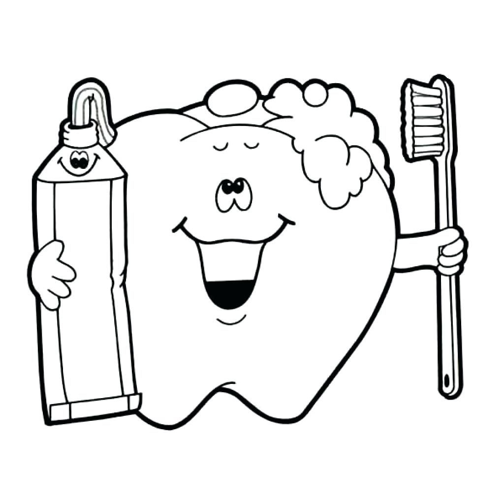 1024x1024 Coloring Page ~ Teeth Coloring Page Brushing Pages Shark Teeth