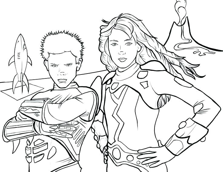736x568 Sharkboy And Lavagirl Coloring Pages And Coloring Pages Shark Tale
