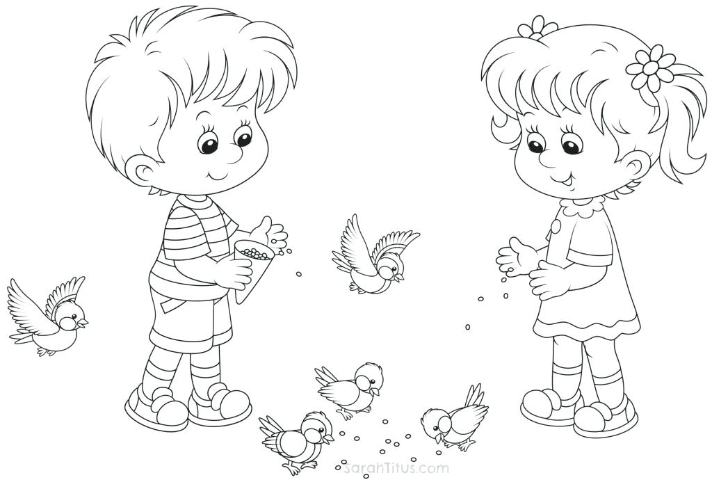 1024x703 Boy And Girl Coloring Pages Kids Coloring Pages Clothes Sharkboy
