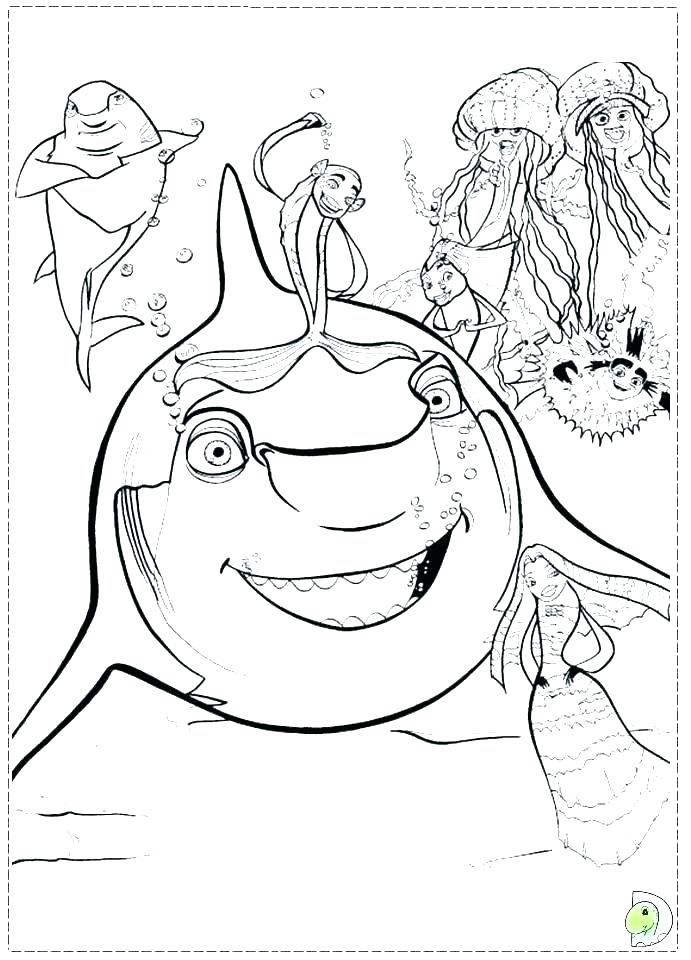 691x960 Tiger Shark Coloring Pages Printable Color By Numbers Page