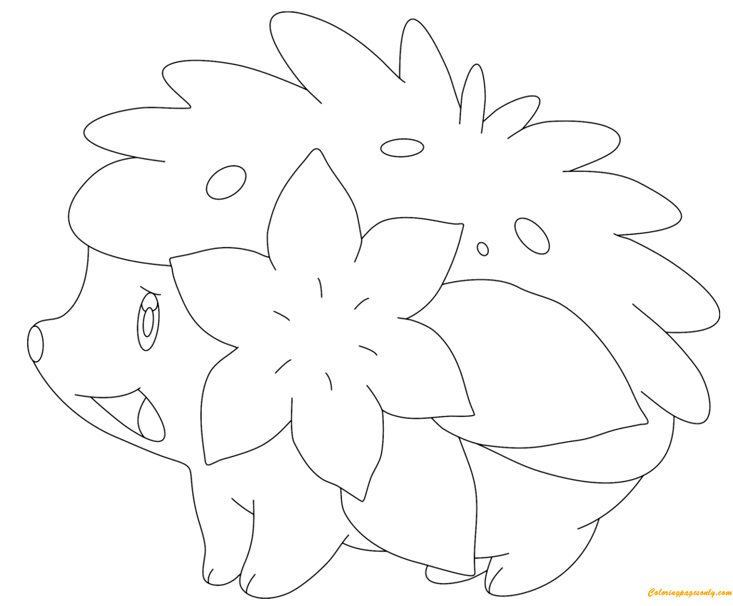 1027x849 Shaymin In Land Form Coloring Page