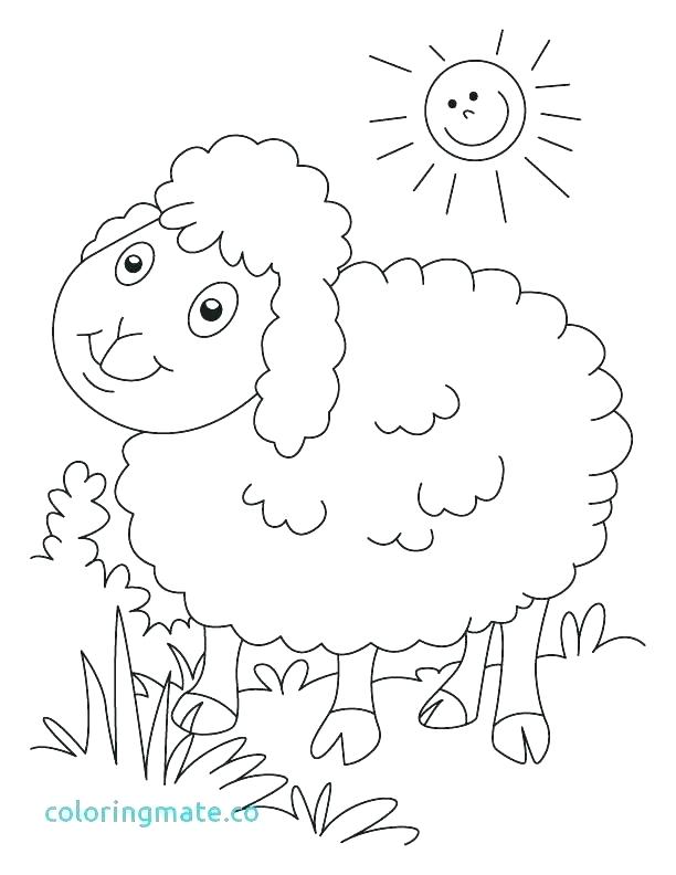 612x792 Sheep Coloring Pages Cartoon Sheep Coloring Pages Free For Kids