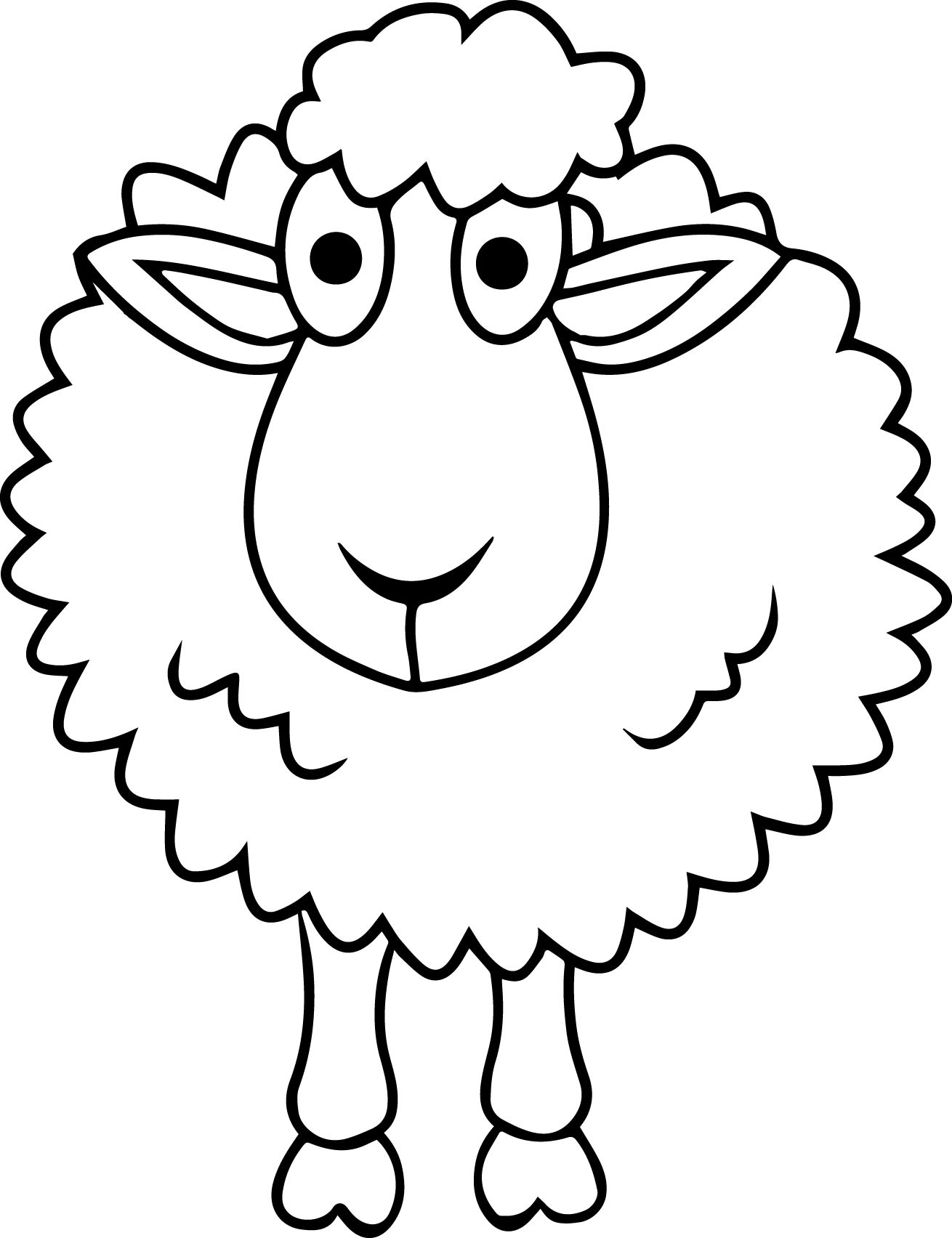 1310x1704 Year Of Sheep Coloring Pages For Kids Lovely Letter S Is For Sheep