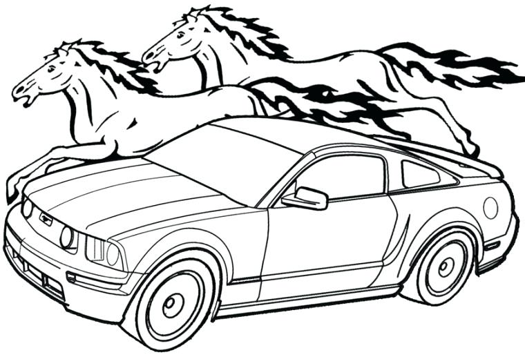 760x517 Mustang Coloring Pages Mustang Line Art By Mustang Cobra Coloring