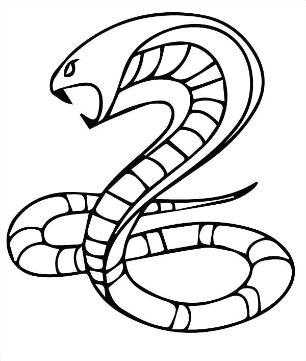 600x707 Cobra Coloring Page Cobra Snake Coloring Page For Printing Ac