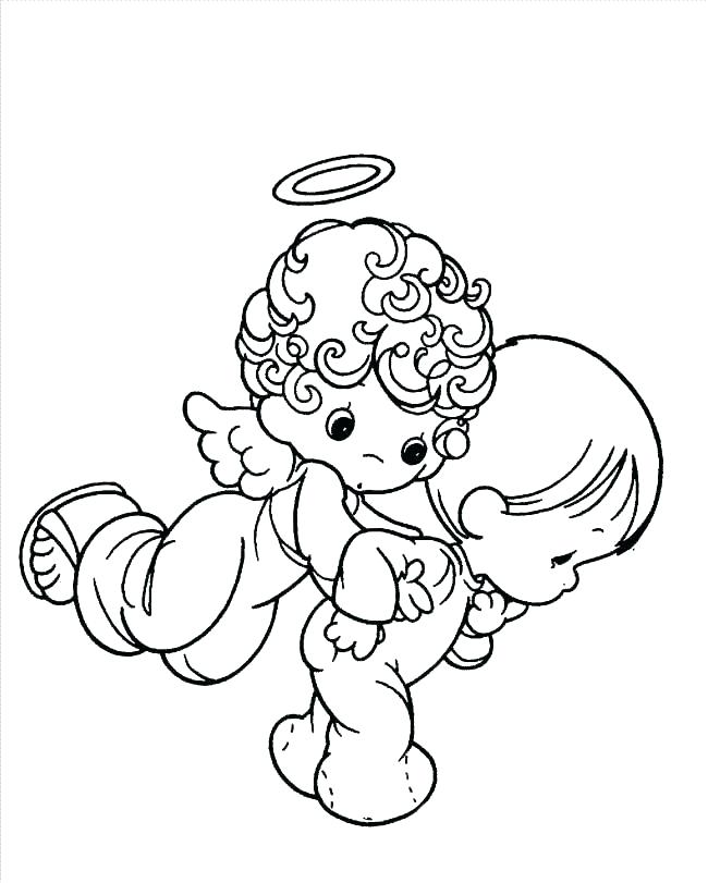 650x811 Coloring Pages Angels