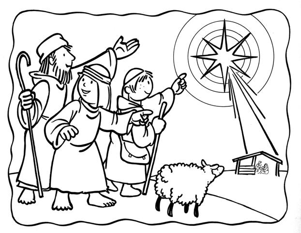 622x480 Angels Shepherds Of Bethlehem Coloring Pages Angels