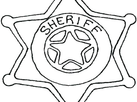 440x330 Police Badge Coloring Page Awesome Police Officer Badge Coloring