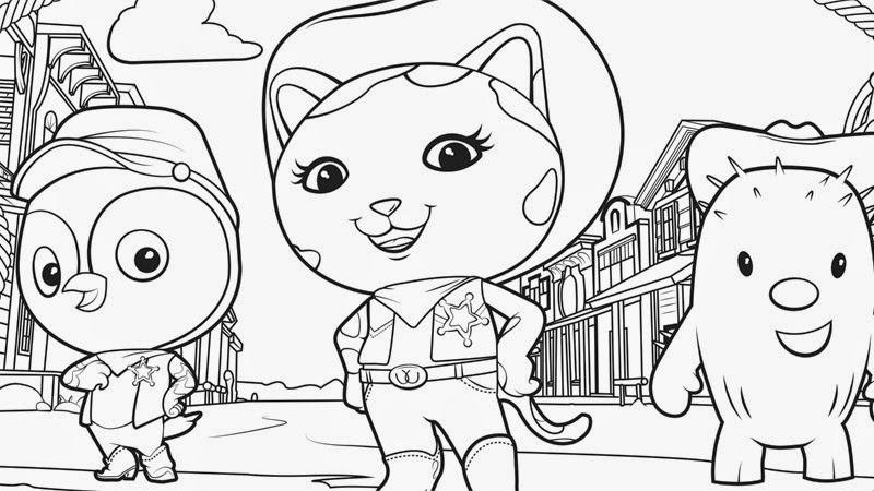 Sheriff Callie Coloring Pages