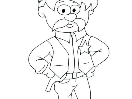 440x330 New Sheriff Callie Coloring Pages For Sheriff Printable Coloring