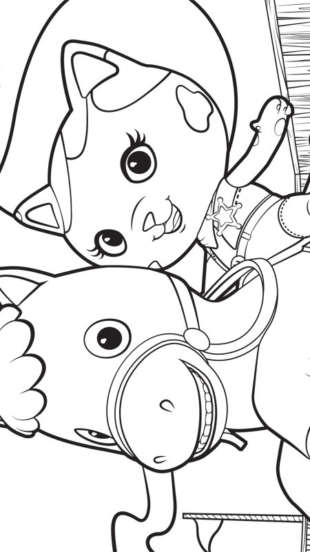 450x800 Kids N 8 Coloring Pages Of Sherrif Callie