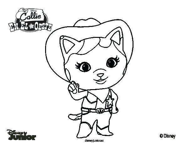 600x470 Sheriff Callie Printable Coloring Pages Sheriff Callie Coloring