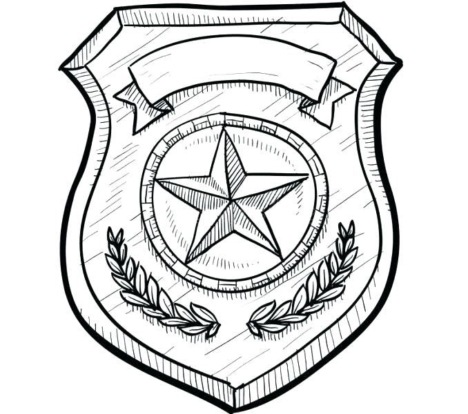 678x600 Sheriff Badge Printable Best Of Police Badge Coloring Page Sheriff