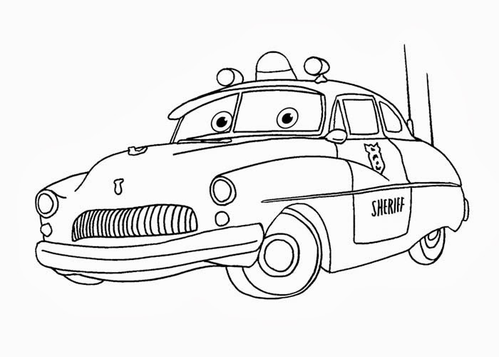 700x500 Cars Sheriff Coloring Pages Free Coloring Pages And Coloring