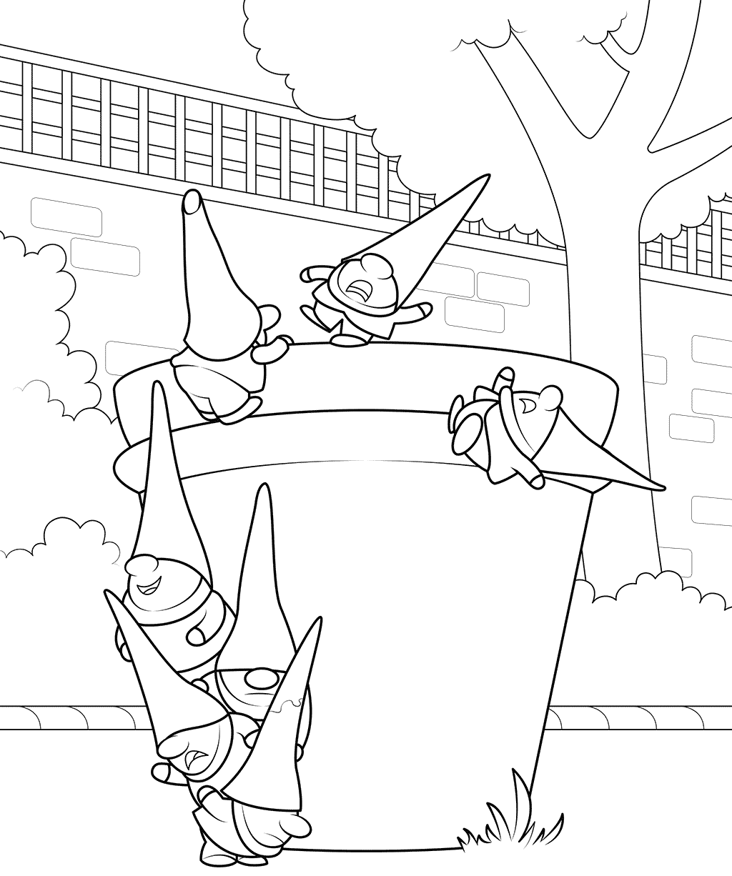1024x1226 Free Printable Sherlock Gnomes Coloring Pages