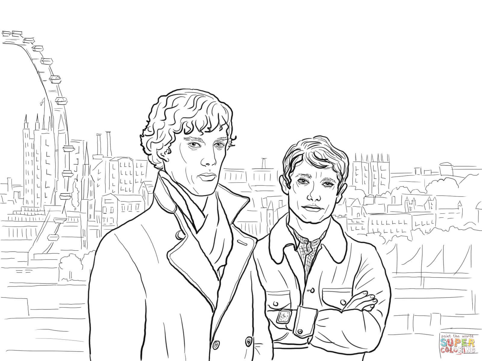 1600x1200 Image Result For Sherlock Holmes Coloring Pages Coloring Super