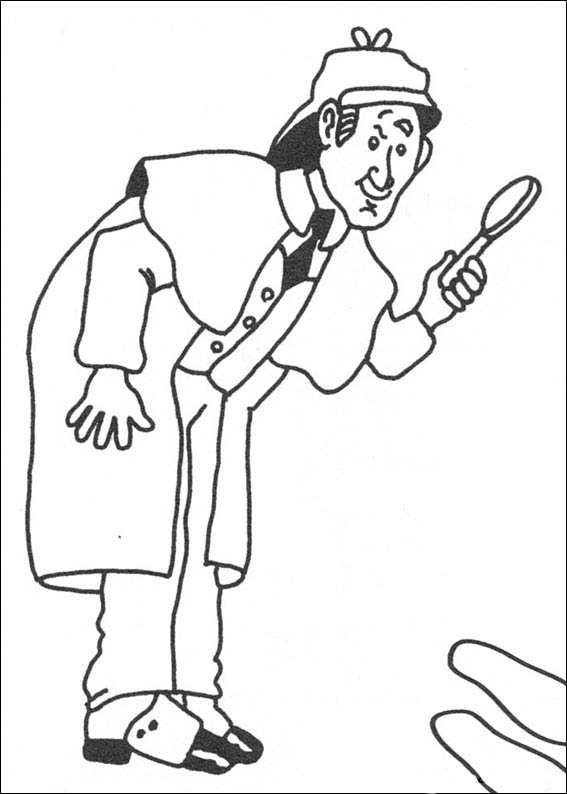 567x794 Sherlock Holmes Coloring Pages 9