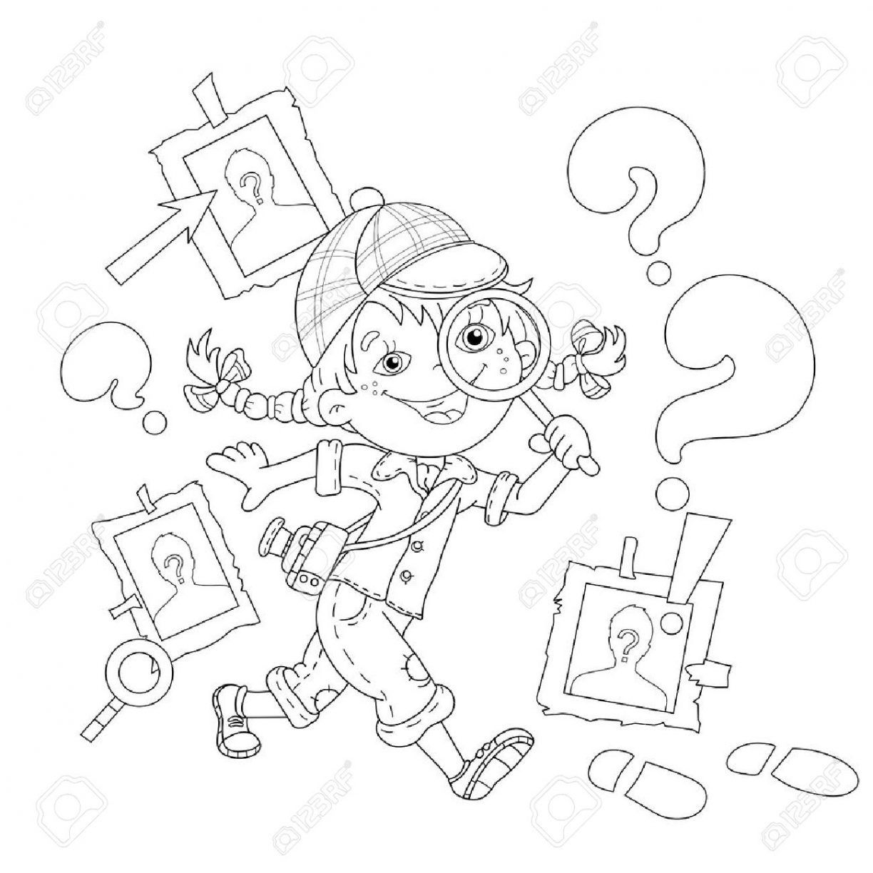 1224x1224 Awesome Coloring For Kids Sherlock Holmes Colouring Pages