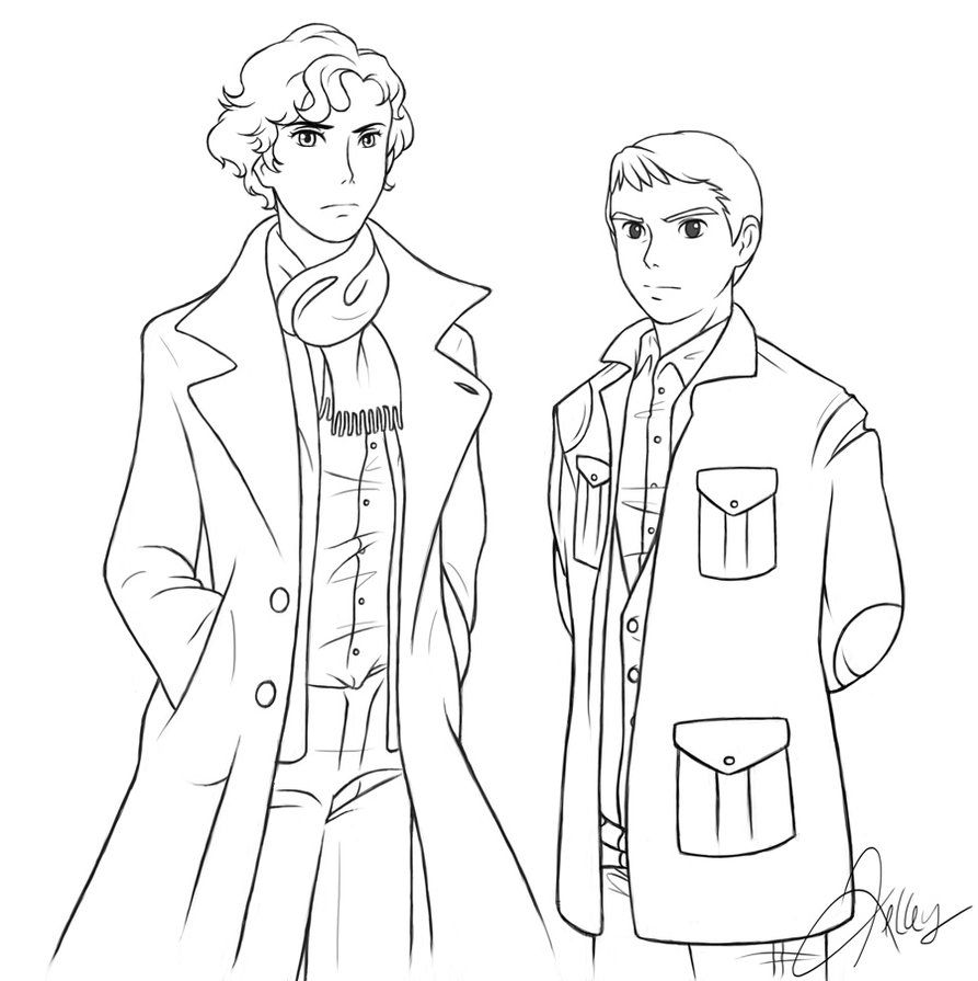 893x895 Sherlock Coloring Pages Sherlock Miyazaki By Blueeyedperceiver