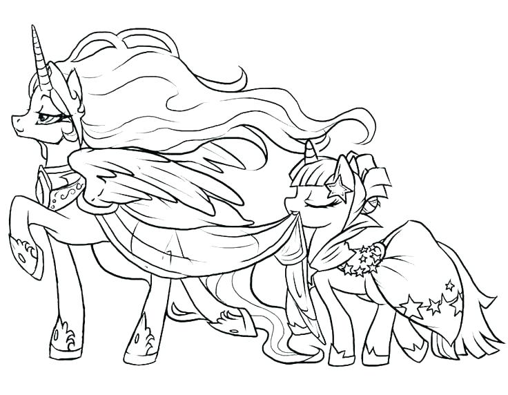 736x572 Coloring Pages Of Ponies Coloring Pages Ponies Horses My Little