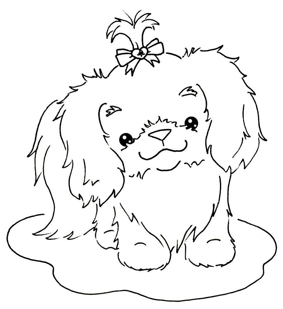 965x1051 Cute Shih Tzu Coloring Pages Dinsdag 5 Oktober 2010 Wood
