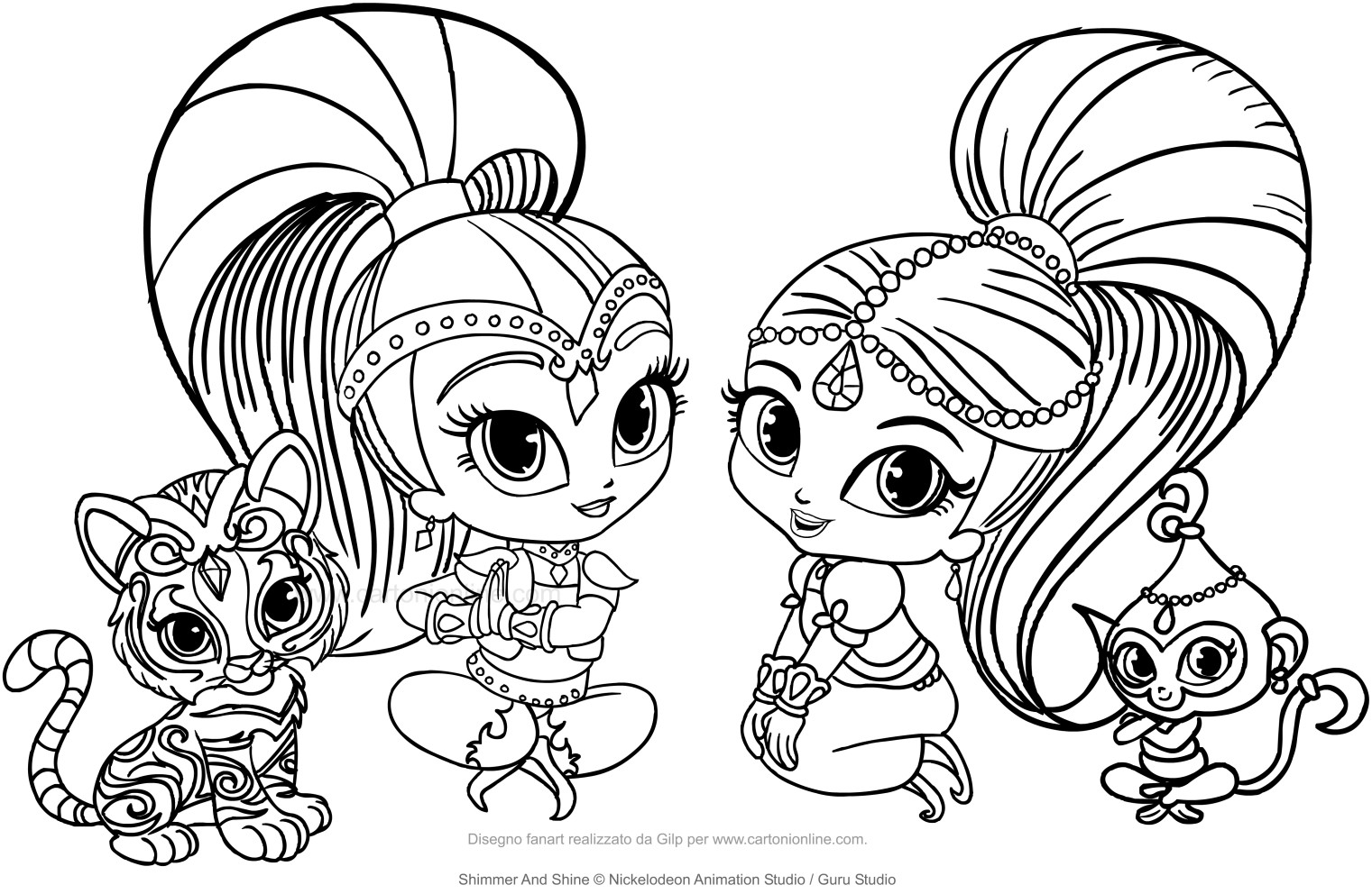 1521x992 Shimmer Coloring Pages Wagashiya