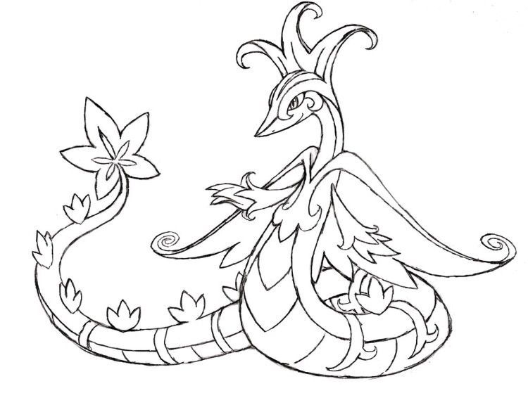750x576 Serperior Coloring Pages