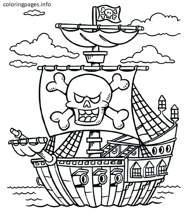 600x692 Pirate Coloring Pages Printable Beautiful Pirate Coloring Pages