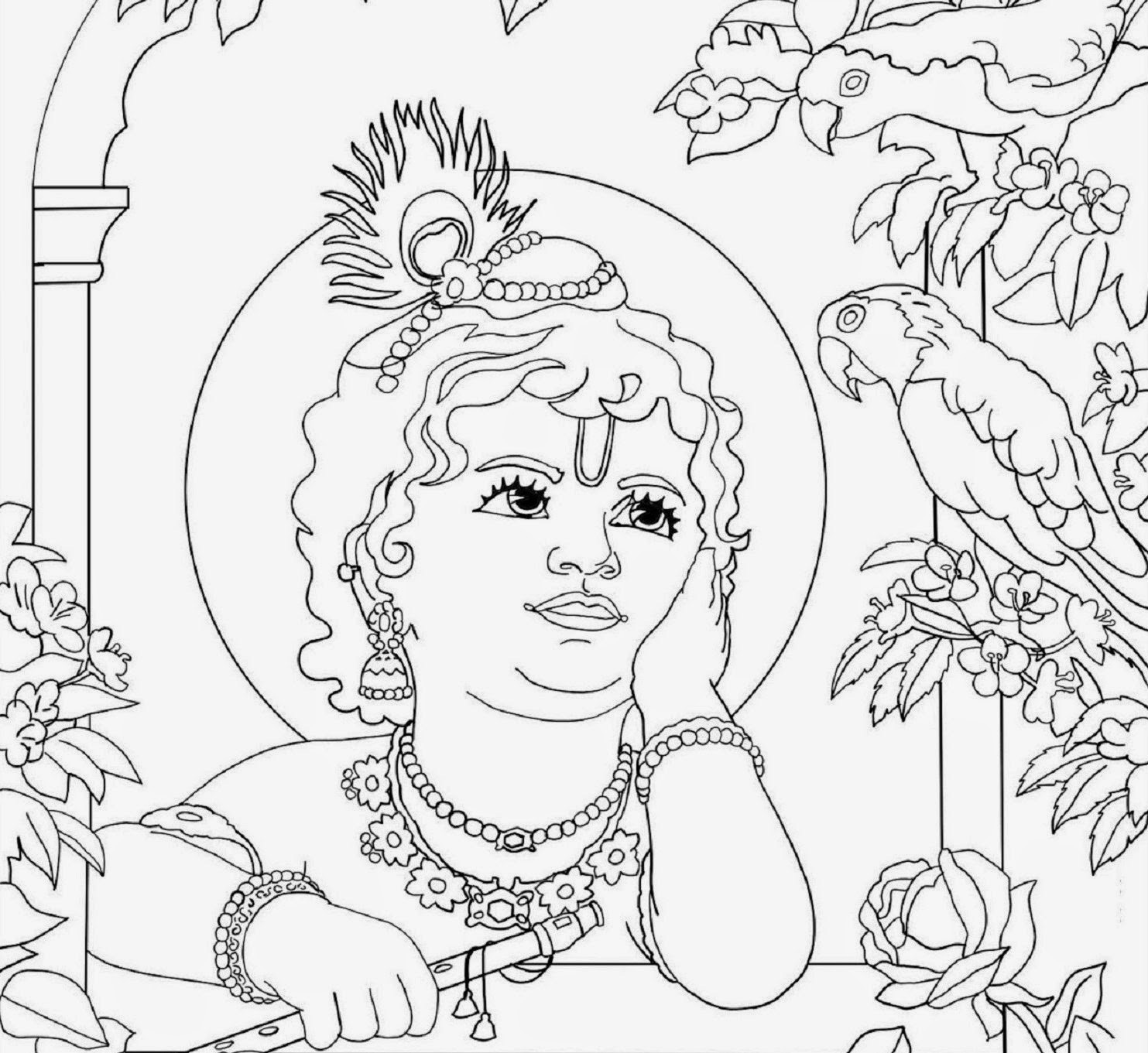 1483x1361 Shiva Coloring Page Beautiful Krishna Krishna Fighting Snake