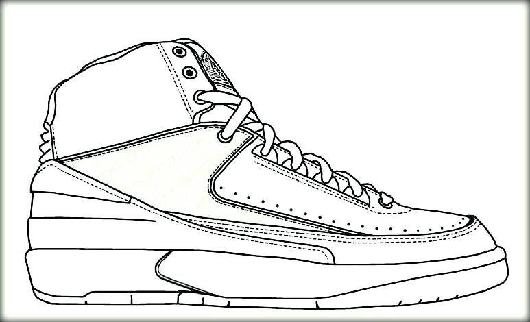 773x470 Air Jordan Printable Coloring Pages Air Basketball Shoe Colouring