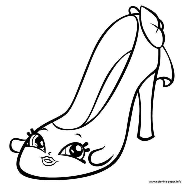 Shoe Print Coloring Page