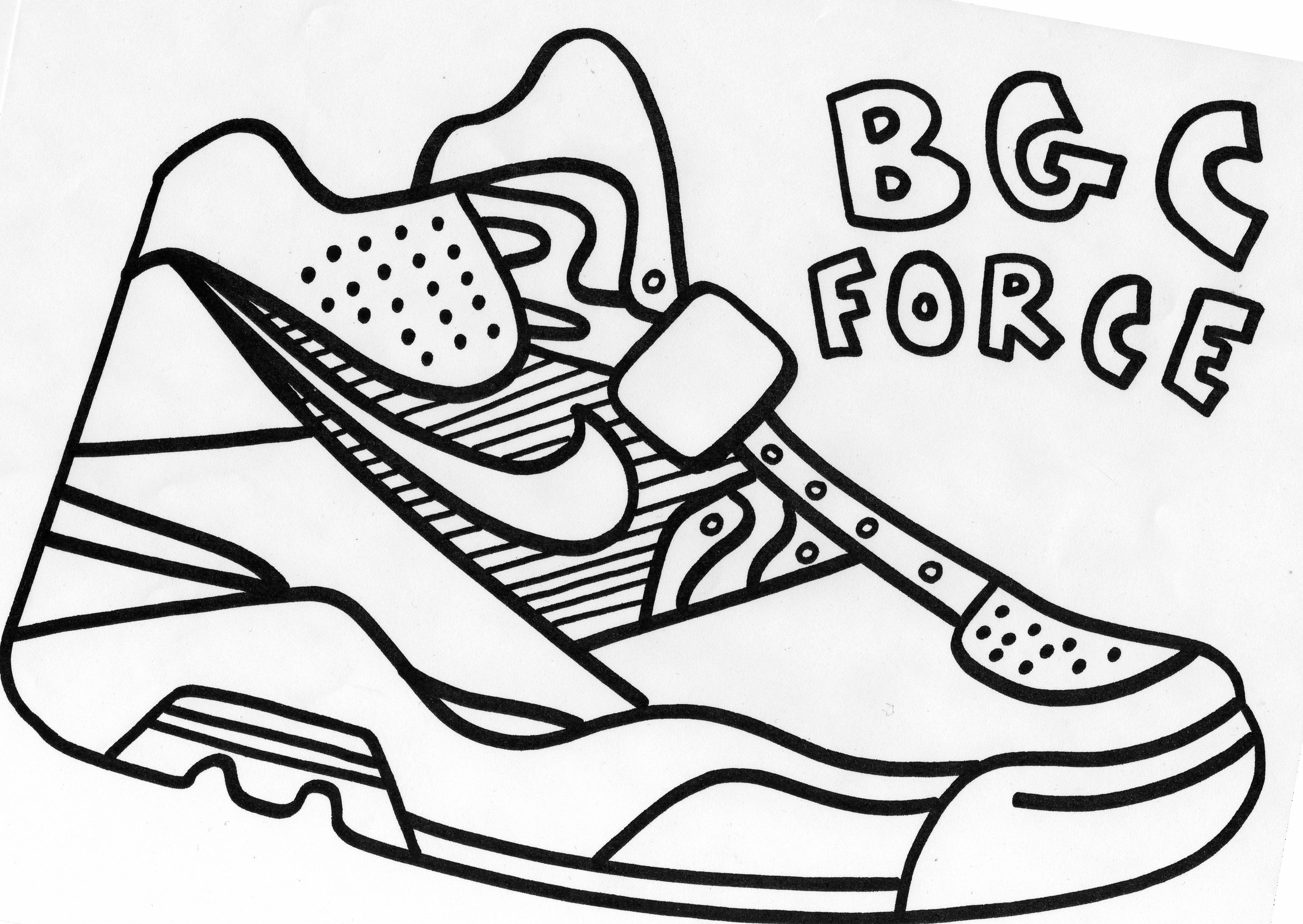 3072x2178 Best Printable Tennis Shoe Coloring Pages Free Shoes In Humorous