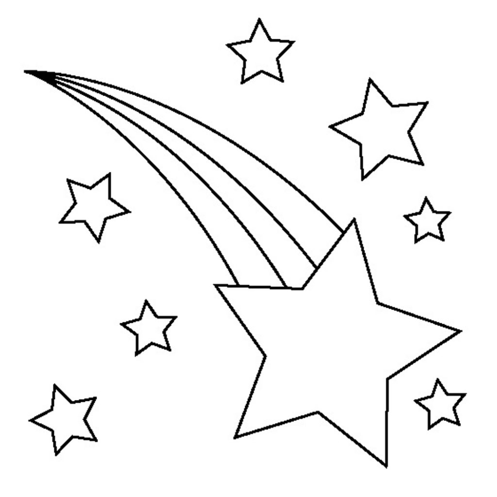 1024x1024 Shooting Star Coloring Page Newyork
