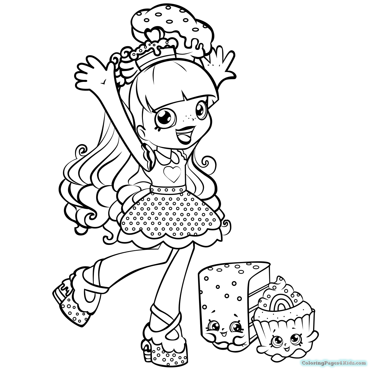 1200x1200 Shopkins Shoppies Coloring Pages Coloring Pages For Kids