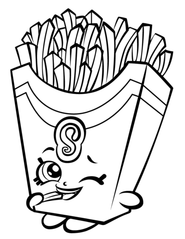371x480 Shopkin Coloring Pages For Kids Fiona Fries Shopkin Coloring Page