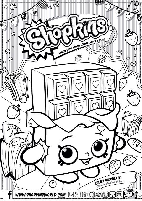 595x842 Shopkin Coloring Pages Season 4 Shopkins Are Collectable Toys
