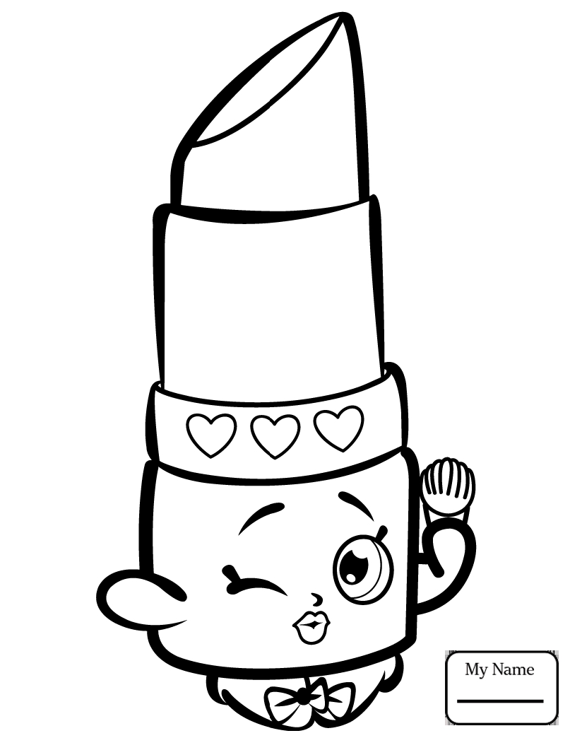 Shopkins Characters Coloring Pages