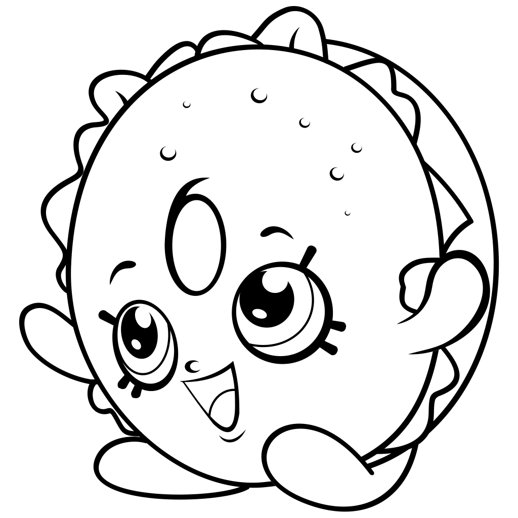 1024x1024 Shopkins Coloring Pages