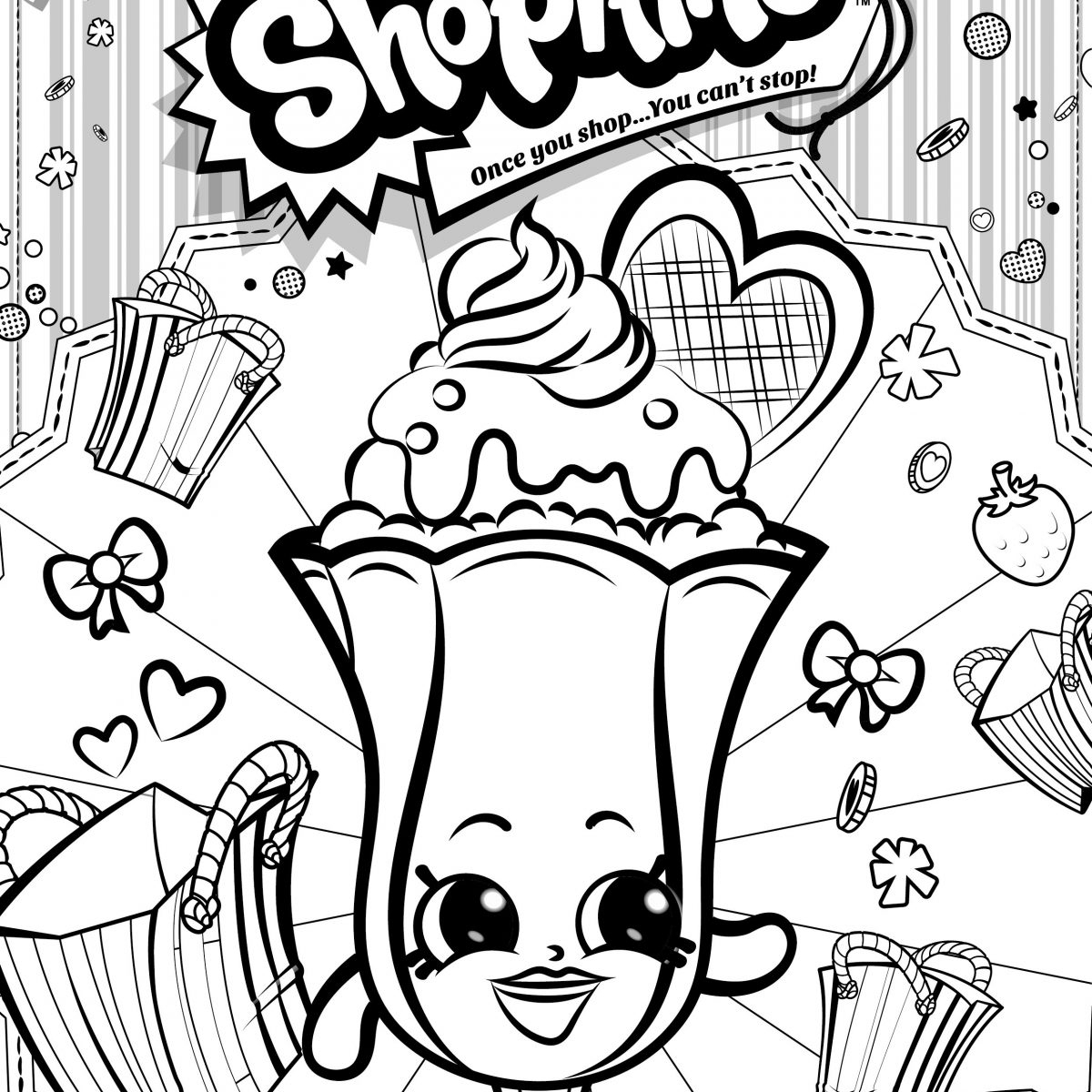 1200x1200 Cool Printable Shopkins Coloring Pages Leversetdujourfo Free