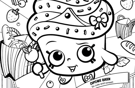 460x300 288 Prints. Freda Fern Shopkin. Free Shopkins Coloring Page
