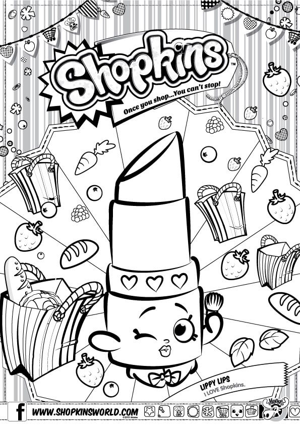 595x842 Shopkins Coloring Pages Season 1