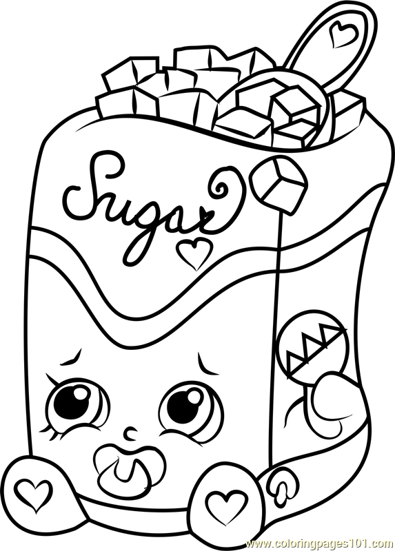 573x800 Sugar Lump Shopkins Coloring Page Coloring Pages For Kids