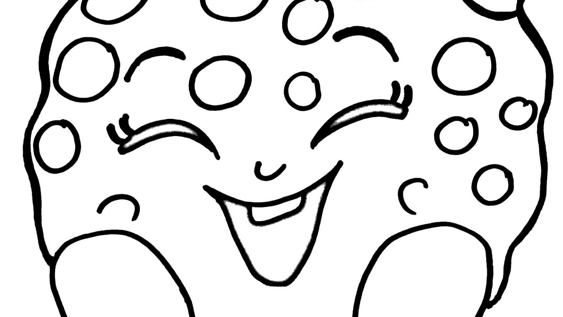 1920x1080 Shopkins Coloring Pages Donut @ Shopkins Coloring Pages Many